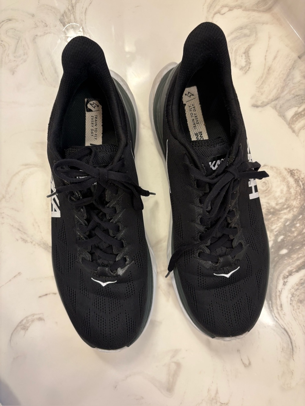 HOKA ONE ONE Mach 4 Running Shoes Women's Size 9.5 Black Gray - Picture 6 of 11